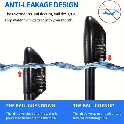 Set de masque de plongée panoramique HD – Vision et confort améliorés pour le snorkeling et la natation
