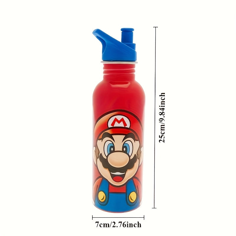 Gourde Super Mario – Bouteille en inox avec bouchon pour enfants