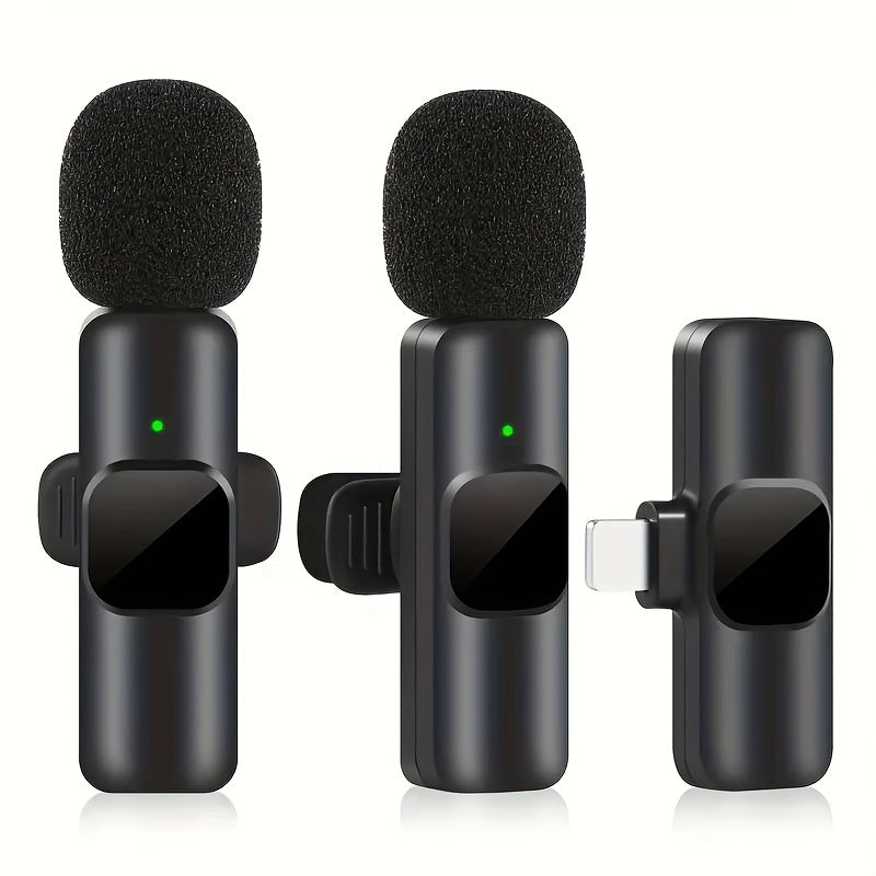 Microphone Lavalier Sans Fil Professionnel - Idéal pour les Enregistrements Vidéo et le Streaming en Direct