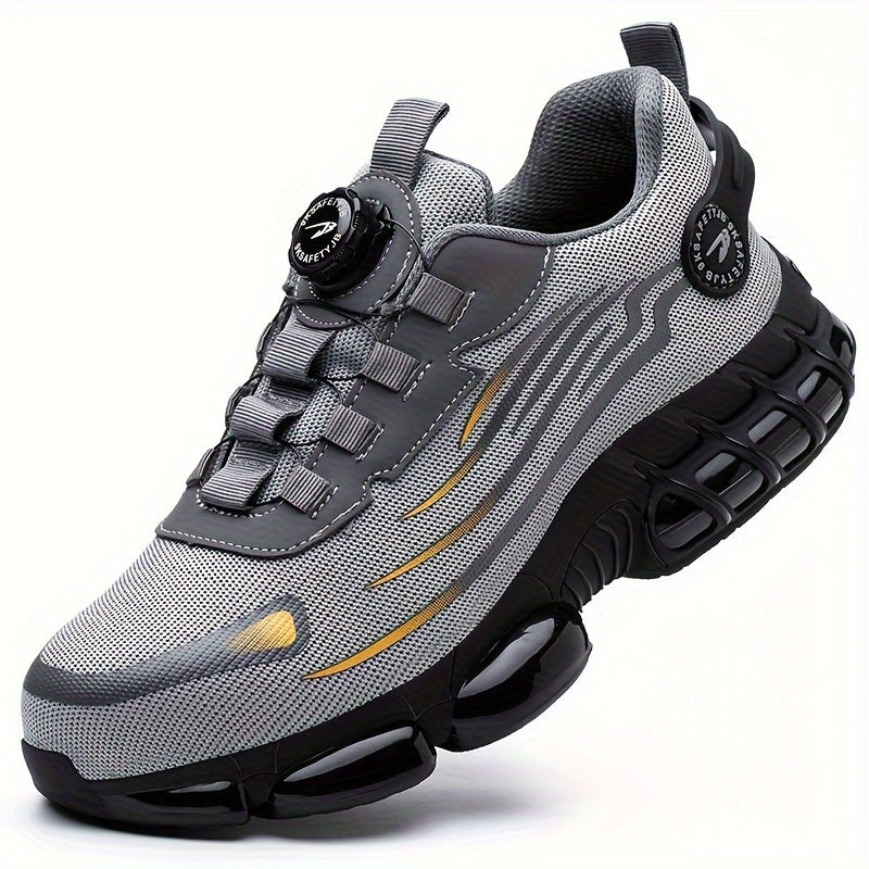 Chaussures de Sécurité pour Hommes - Respirantes et Antidérapantes avec Boucle Rotative