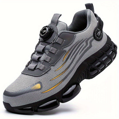 Chaussures de Sécurité pour Hommes - Respirantes et Antidérapantes avec Boucle Rotative