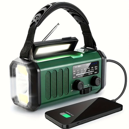 EcoPower Radiator – Radio de secours multifonction avec lampe de poche et chargeur