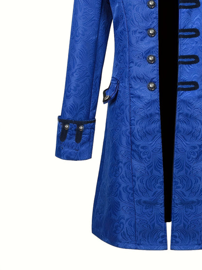 Veste Jacquard Médiévale Henri - Tenue Élégante et Stylée pour Occasions Festives
