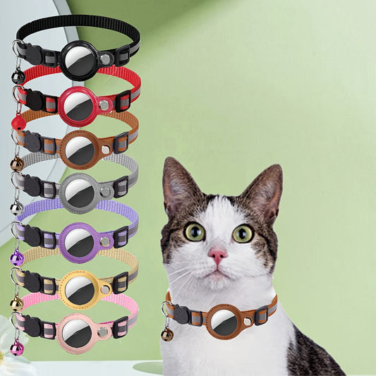Collier pour chat réfléchissant – Boucle de sécurité et clochette pour une visibilité accrue