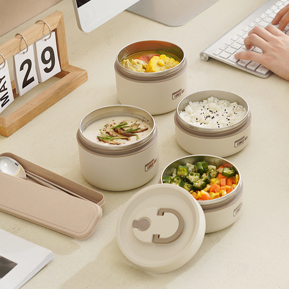 Boîte à Lunch FreshBite - Compacte et Étanche pour les Déplacements