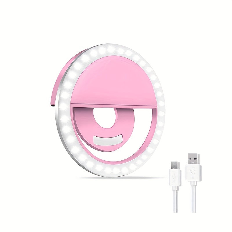 Anneau Lumineux LED Selfie – Idéal pour le Maquillage et la Photographie