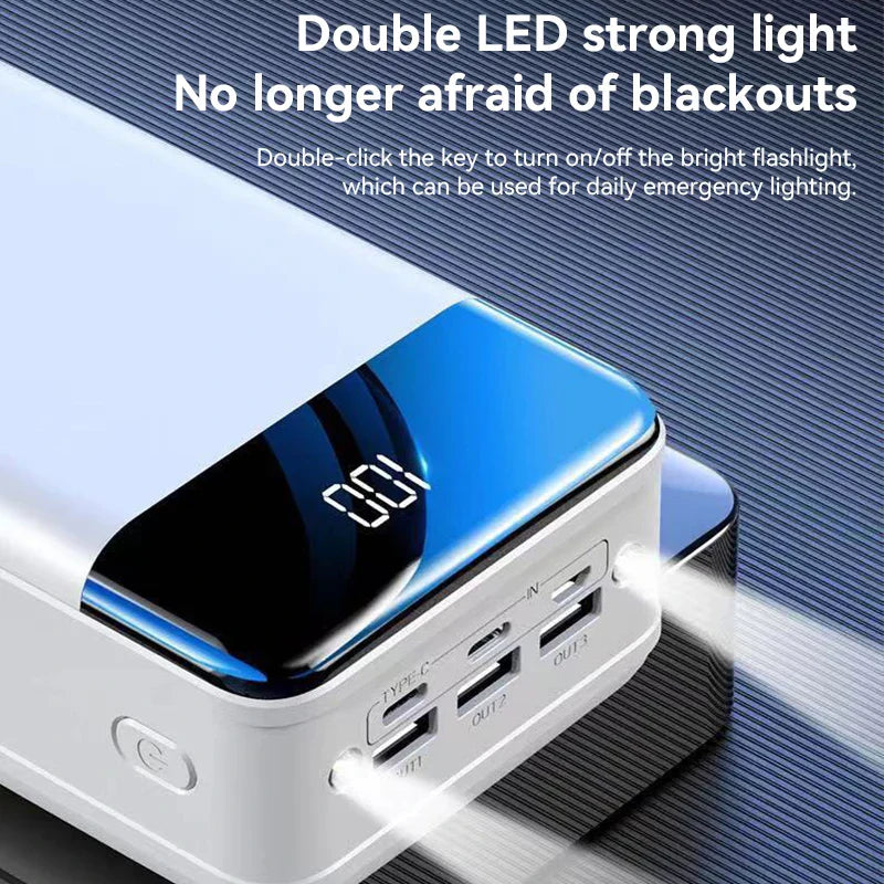 Powerbank puissante 50 000 mAh – Toujours connecté et prêt