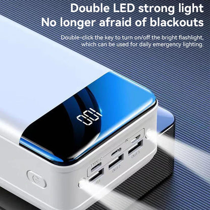 Powerbank puissante 50 000 mAh – Toujours connecté et prêt