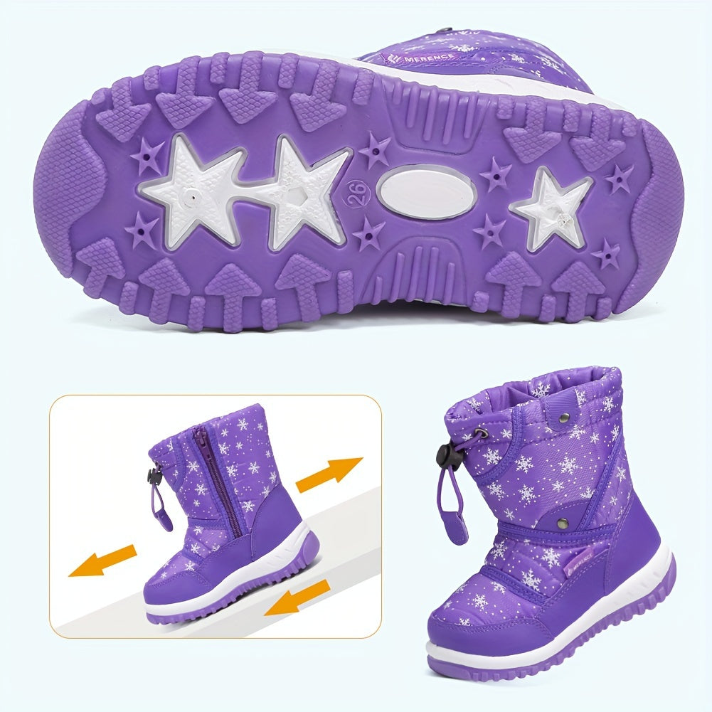 Bottes d'Hiver Joyeuses pour Enfants – Chaleur et Amusement dans la Neige