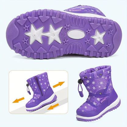 Bottes d'Hiver Joyeuses pour Enfants – Chaleur et Amusement dans la Neige