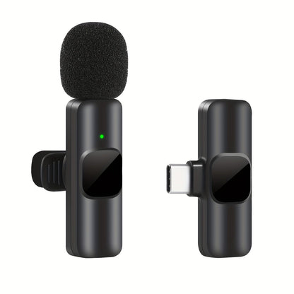 Microphone Lavalier Sans Fil Professionnel - Idéal pour les Enregistrements Vidéo et le Streaming en Direct