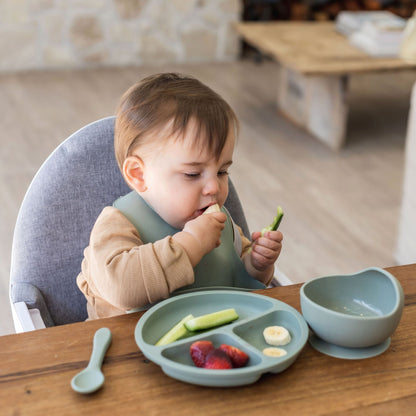 FlexiFeed - Ensemble d'alimentation pour bébé en silicone donner un nouveau nom