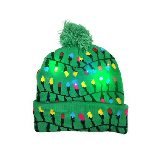 Bonnet de Noël LED Frosty Illumine et Égaye les Fêtes