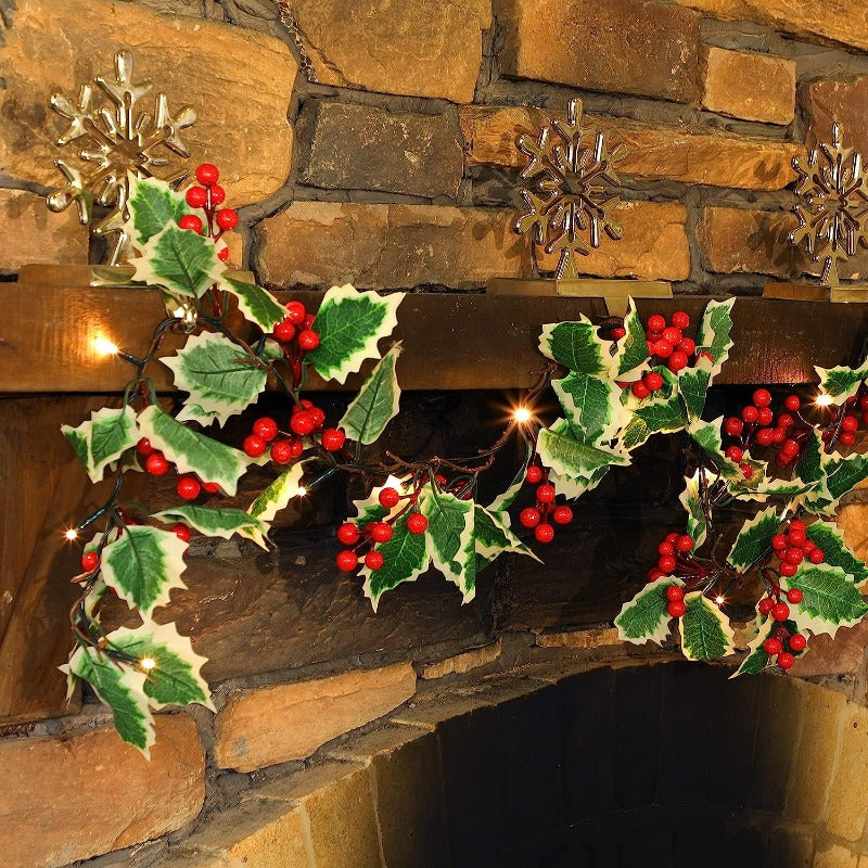 Guirlande Lumineuse Houx – Pour une Atmosphère Festive