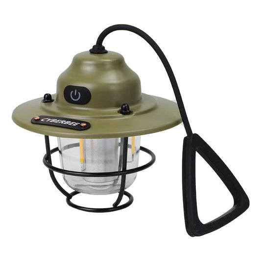 Lanterne de camping vintage à LED – Rechargeable et durable pour les aventures en plein air