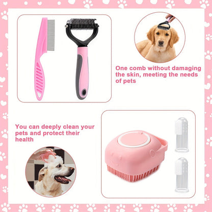 Set de toilettage pour chien 8 pièces – Pour un pelage sain et éclatant de votre animal