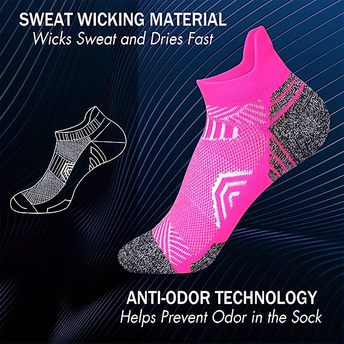 Chaussettes de sport compression pour femmes – Respirantes et confortables pour activités et usage quotidien