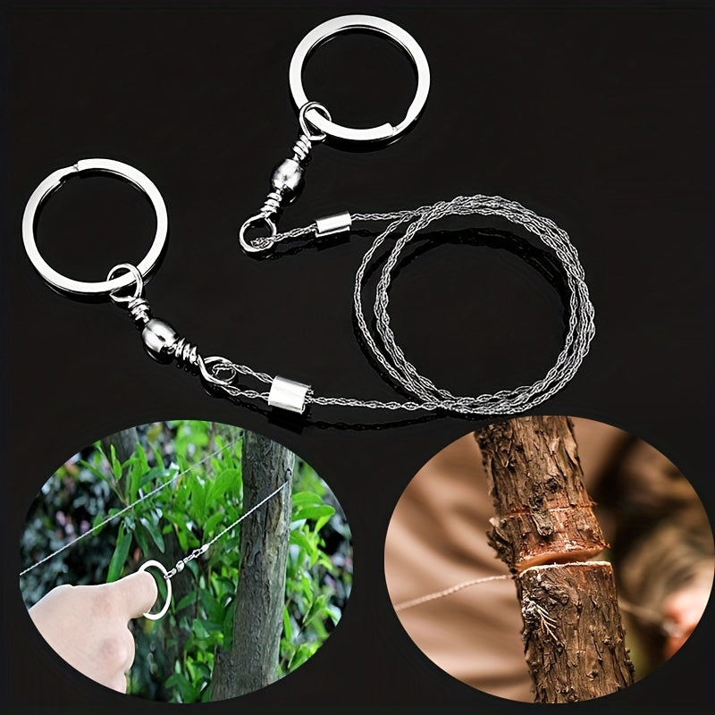 Scie à fil multifonction – Outil de survie compact pour le camping et les aventures outdoor