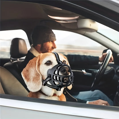 Muselière réglable pour chien – Respirante et sécuritaire pour entraînement et promenades