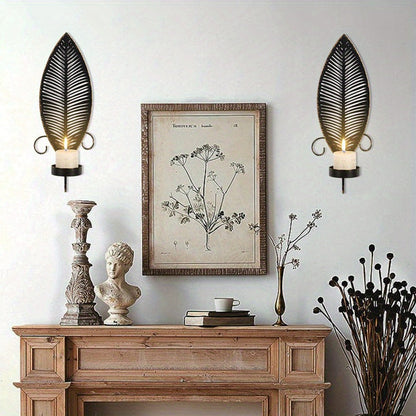 Appliques murales motif feuillage – Une décoration chaleureuse pour chaque espace