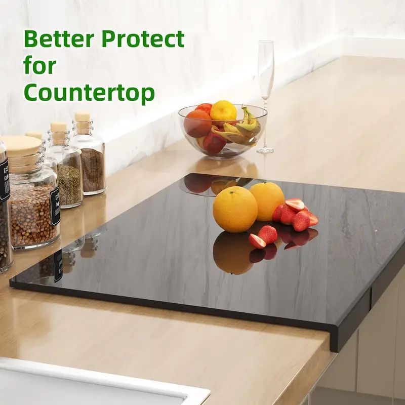 Planche à découper en acrylique avec surface antidérapante - Ustensile de cuisine durable pour une découpe en toute sécurité