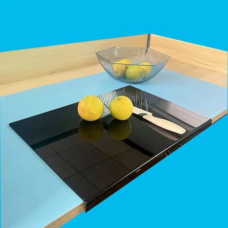 Planche à découper en acrylique avec surface antidérapante - Ustensile de cuisine durable pour une découpe en toute sécurité