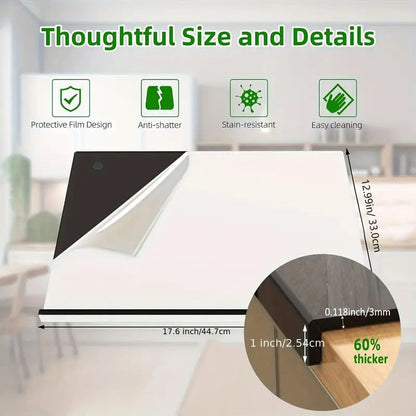 Planche à découper en acrylique avec surface antidérapante - Ustensile de cuisine durable pour une découpe en toute sécurité