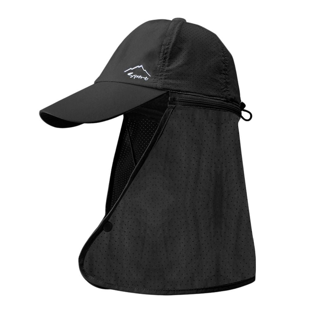 Casquette trucker anti-UV avec rabat de nuque – Respirante et confortable pour les activités estivales