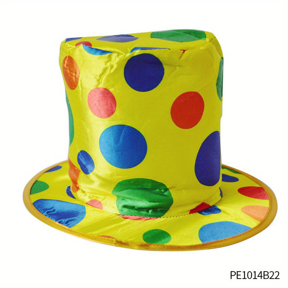 Ensemble Costume de Clown pour Enfants – Complet avec Chapeau, Perruque, Nez, Cravate et Plus