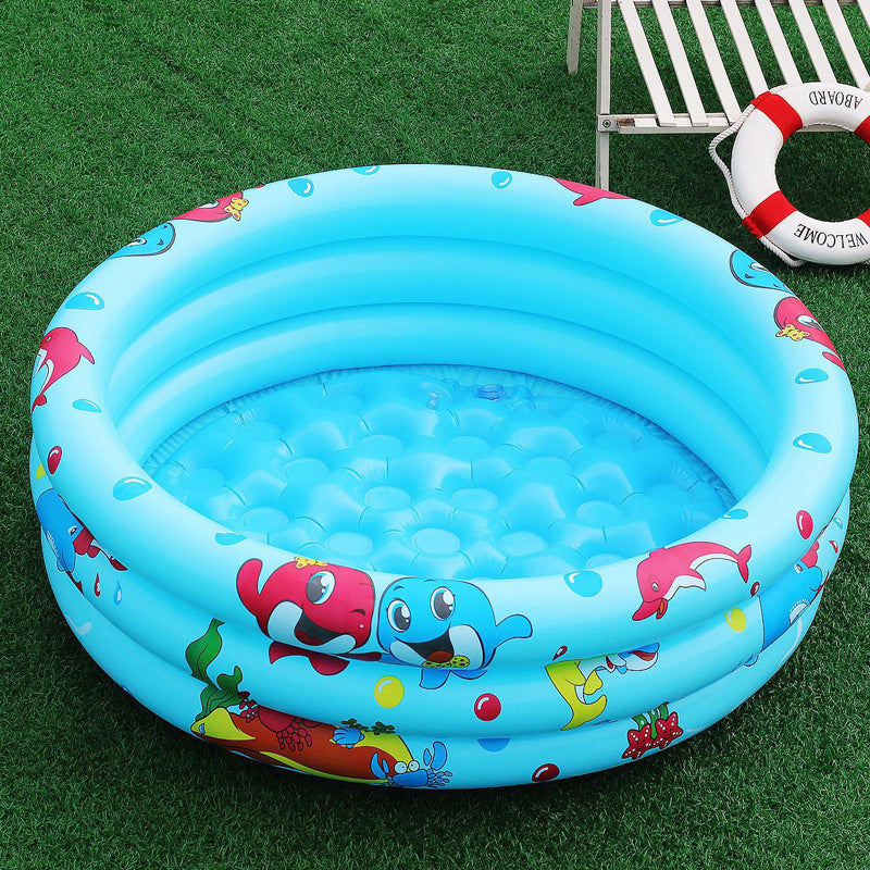 Piscine gonflable pour enfants - Plaisir convivial sous le soleil d’été