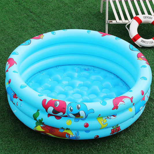Piscine gonflable pour enfants - Plaisir convivial sous le soleil d’été
