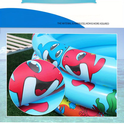 Piscine gonflable pour enfants - Plaisir convivial sous le soleil d’été