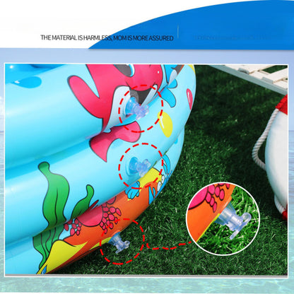 Piscine gonflable pour enfants - Plaisir convivial sous le soleil d’été