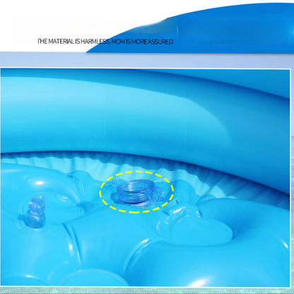 Piscine gonflable pour enfants - Plaisir convivial sous le soleil d’été