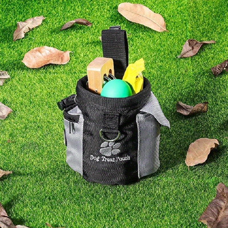 Pochette à friandises pour chien avec distributeur de sacs – Idéale pour l’entraînement et les promenades