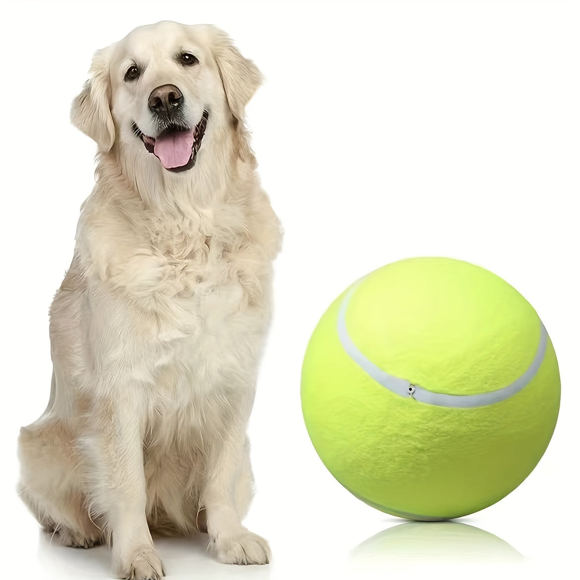 Balle de tennis extra résistante pour grands chiens – Idéale pour le jeu et l’activité en extérieur