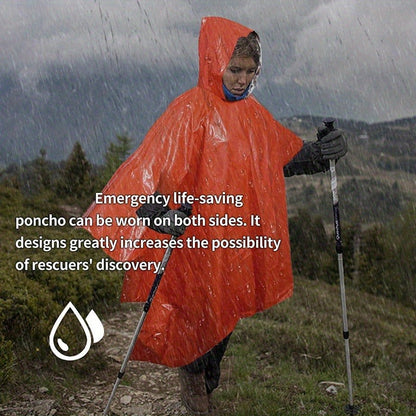 Ponchos d’urgence StormGuard – Protection imperméable et thermique