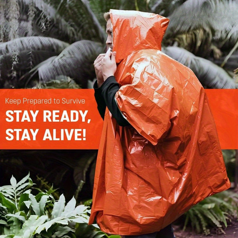 Ponchos d’urgence StormGuard – Protection imperméable et thermique