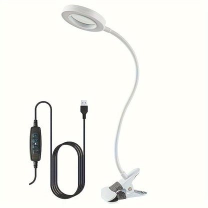 Lampe Loupe LED avec Pince – Parfaite pour le Travail Mains Libres et la Précision