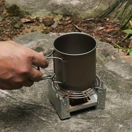 Réchaud de camping pliable – Durable et léger pour les aventures en plein air