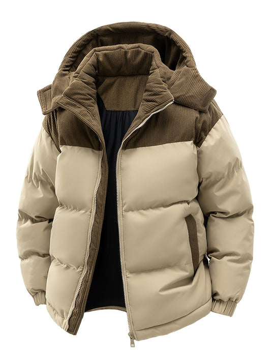 Parka d’Hiver Joris - Veste Matelassée avec Capuche pour les Jours Froids
