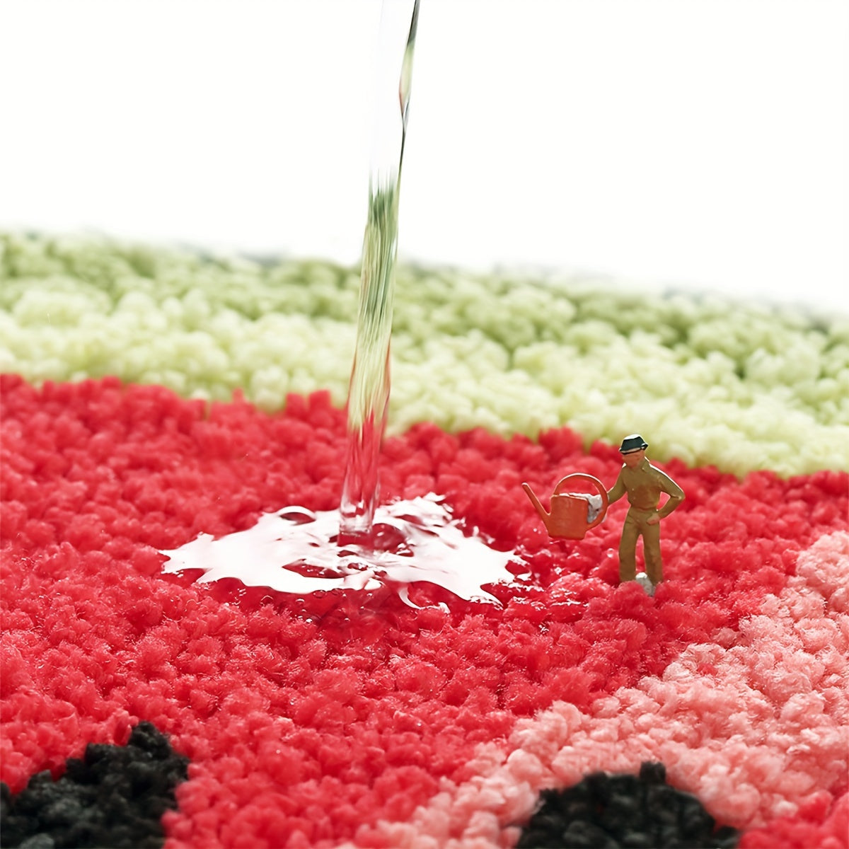 Tapis de Salle de Bain Inspiré des Fruits – Doux et Absorbant
