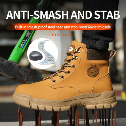 Bottes de travail robustes avec embouts en acier – Durables et confortables pour le travail et l’industrie