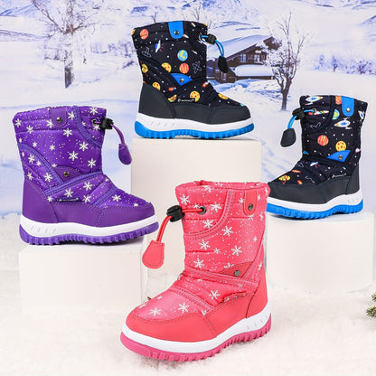 Bottes d'Hiver Joyeuses pour Enfants – Chaleur et Amusement dans la Neige