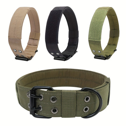 Collier pour chien en nylon réglable – Confort et contrôle pour grands chiens