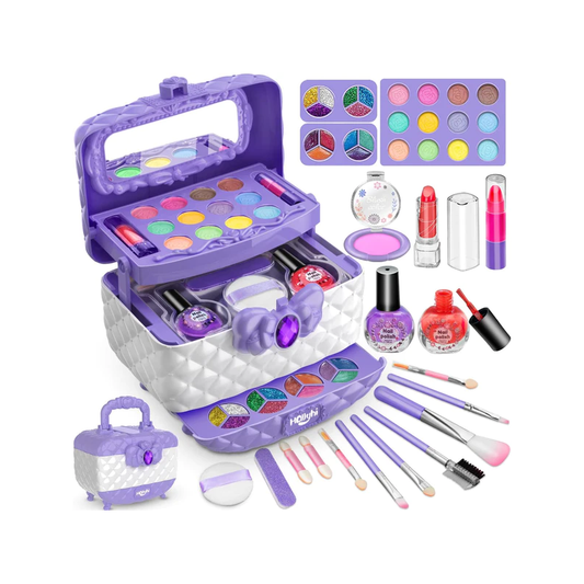 Valise Beauté Princesse – Coffret de Maquillage Magique pour Petites Icônes de Style