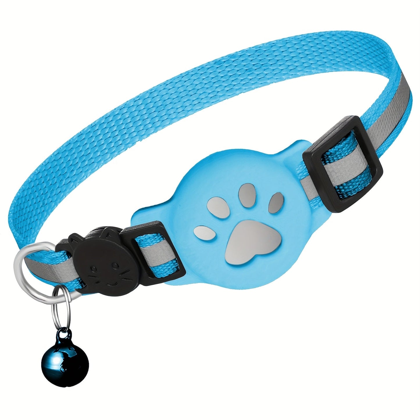 Collier pour chat avec boucle de sécurité et clochette – Réglable pour chats de différentes tailles