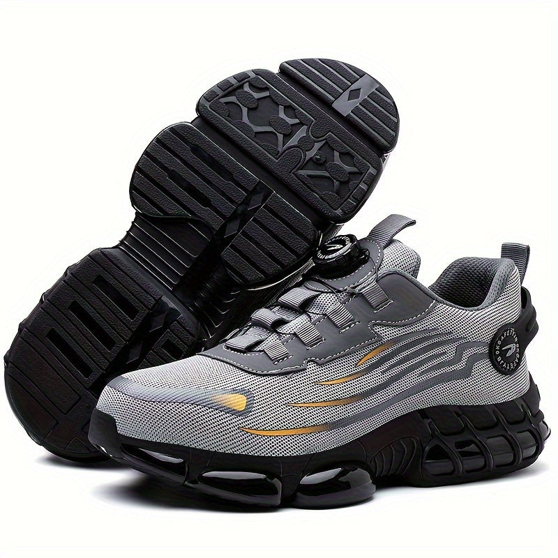 Chaussures de Sécurité pour Hommes - Respirantes et Antidérapantes avec Boucle Rotative