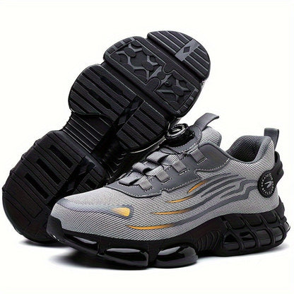 Chaussures de Sécurité pour Hommes - Respirantes et Antidérapantes avec Boucle Rotative