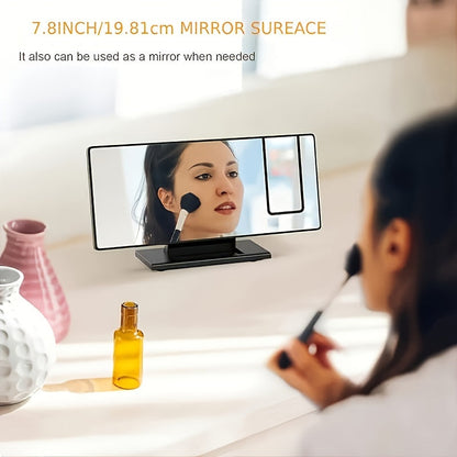Réveil miroir digital avec projection – Grand écran LED et fonction alarme multifonction